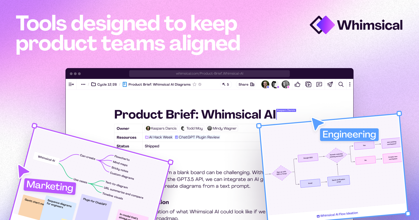 Can’t get over how excellent @Whimsical is. We use it religiously for wireframing and thought-vomit. I’m not sure I can think without it— a true